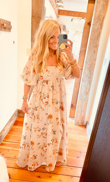 baby doll maxi dress Soleil Babydoll Gingham Dress