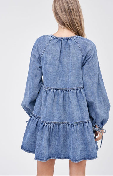 denim babydoll dress Denim Babydoll Dress – The Green Shelf Boutique