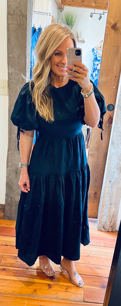 open-back tiered midi dress COS | Dresses | Cos Open Back Tiered Midi Dress