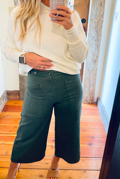 Cropped Trouser – The Green Shelf Boutique
