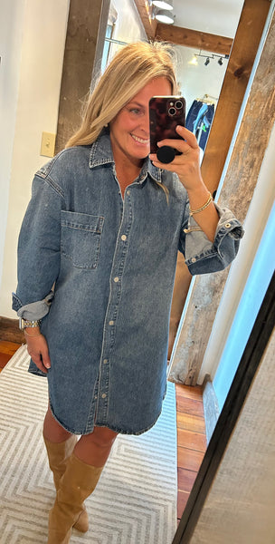 Lexi Denim Shirt Dress