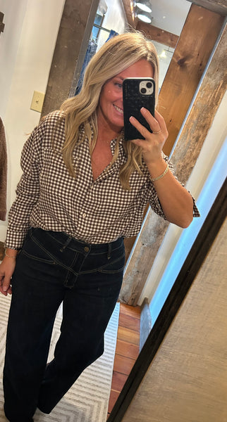 River Plaid Button Up