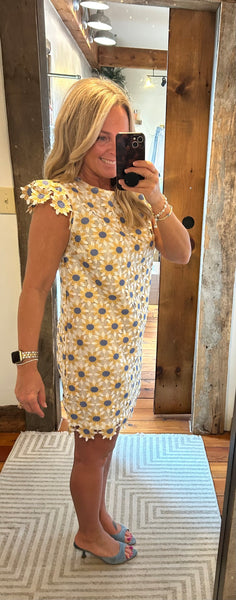 Violet Lace Shift Dress