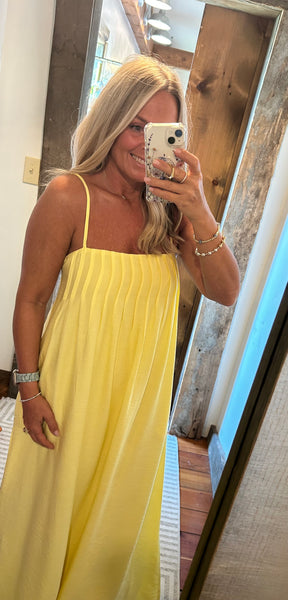 Melody Pleated Maxi Dress