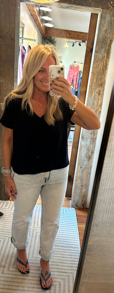 Nomad Slub V Neck Tee