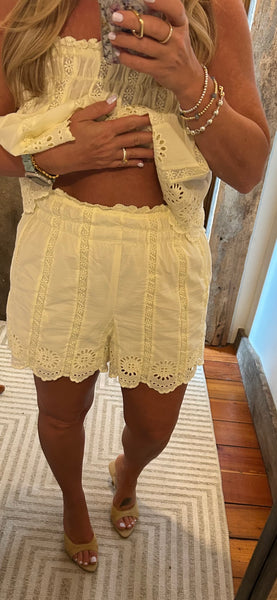 Laine Eyelet Short