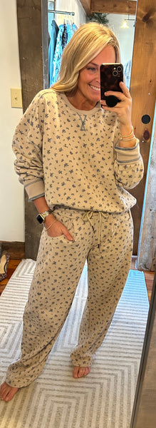 Floral Sweat Pant