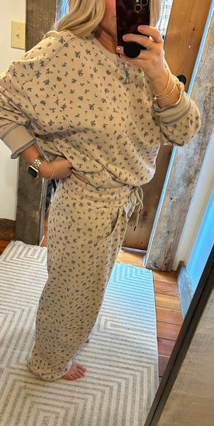 Floral Sweat Pant