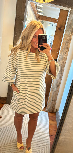Ingrid Stripe Mini Dress