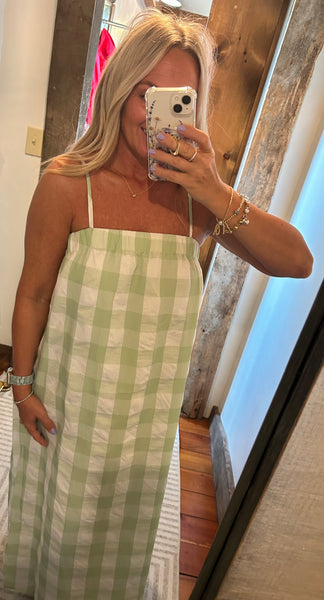 Allie Gingham Midi