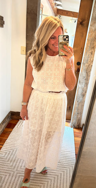 Elise Eyelet Top