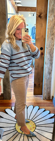 Boyfriend Stripe Sweater