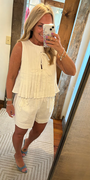 Cassi Short with Tie Detail