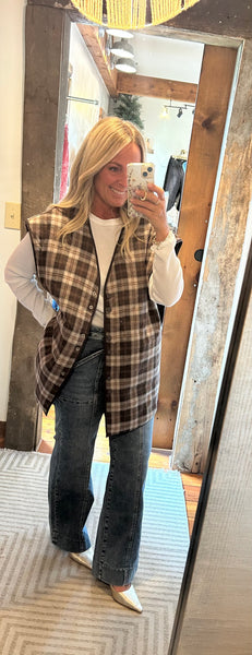 Reversible Oversized Quilted Vest