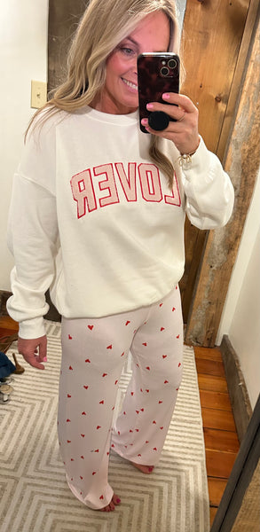 Luxe Heart Pant - The Green Shelf Boutique