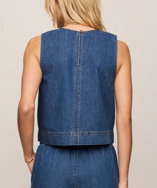 Sun Seeker Denim Tank