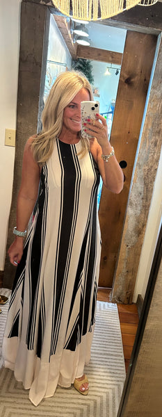 Sicily Stripe Maxi Dress