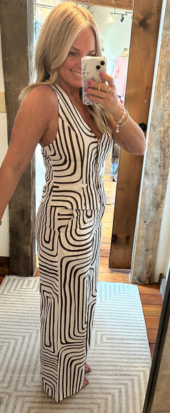 Haley Patterned Vest