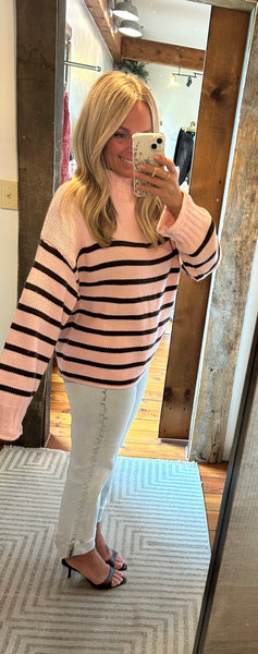 Skylar Stripe Pullover Sweater