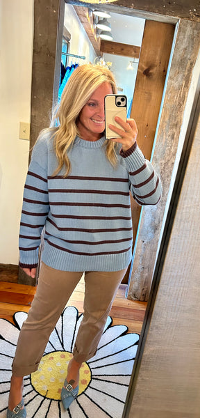 Boyfriend Stripe Sweater