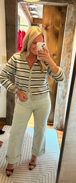Medina Stripe Cardigan
