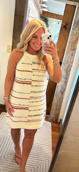 Micha Stripe Knit Dress