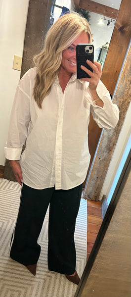 Elevated Poplin Button Up