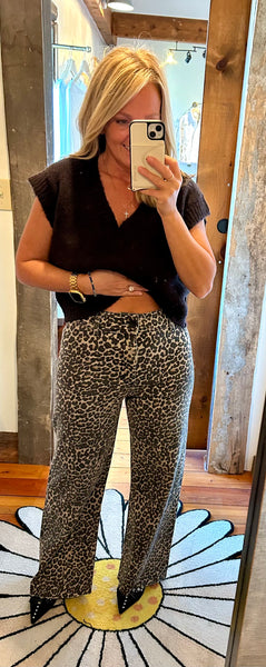 Leopard Print Jean