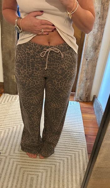 Hunter Leopard Knit Pant