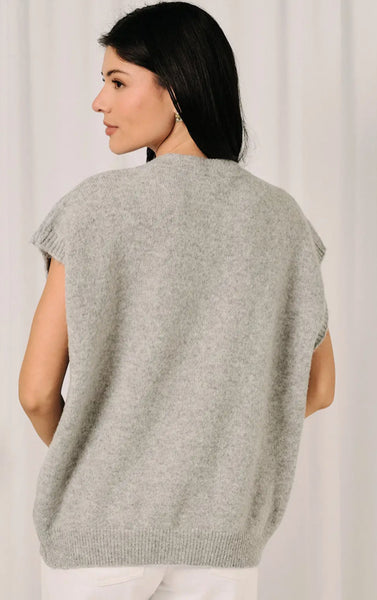 Olivia V Neck Sleeveless Cardi