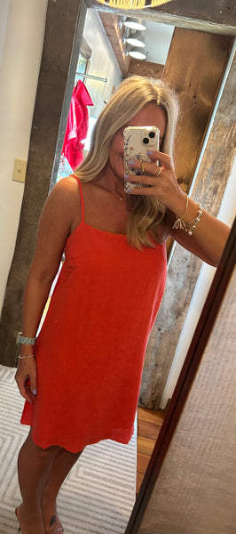 Clara Linen Mini Dress