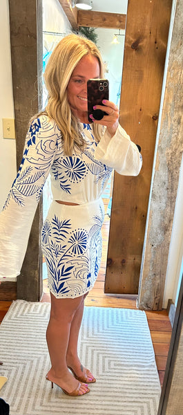 Tahina Airy Palm Dress