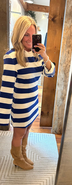 Stella Stripe Mini Dress