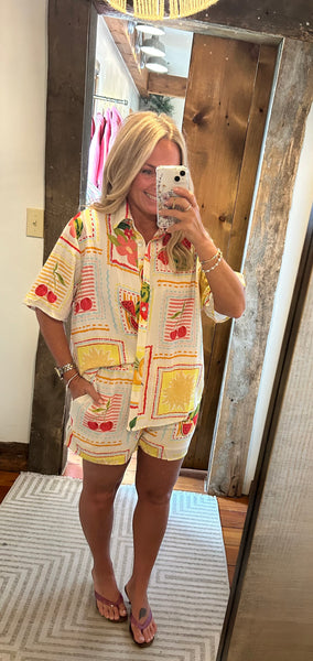 Vaca Printed Short