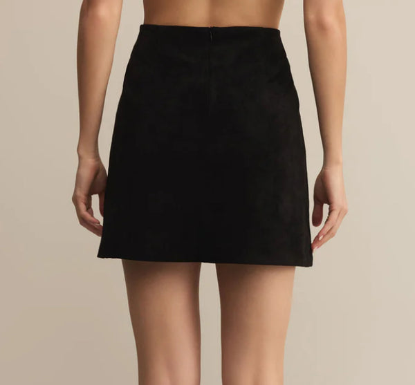 Ciera Faux Suede Mini Skirt