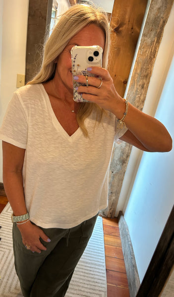 Nomad Slub V Neck Tee