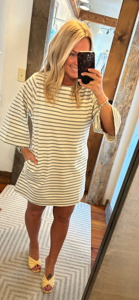 Ingrid Stripe Mini Dress
