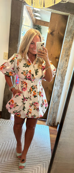 Olivia Floral Mini Dress