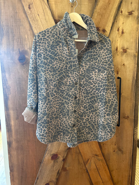 All Day Knit Leopard Jacket
