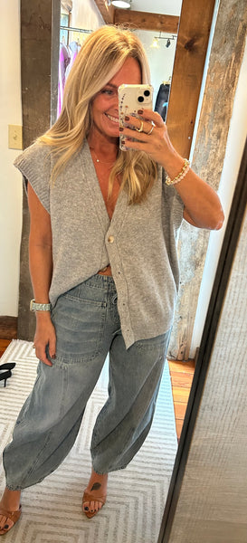 Brynn Barrel Jean with Drawstring Waist