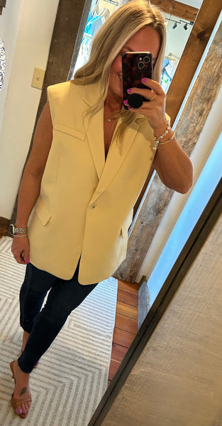 Sasha Sleeveless Blazer