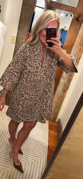 City Safari Dress - The Green Shelf Boutique