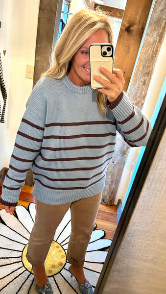 Boyfriend Stripe Sweater