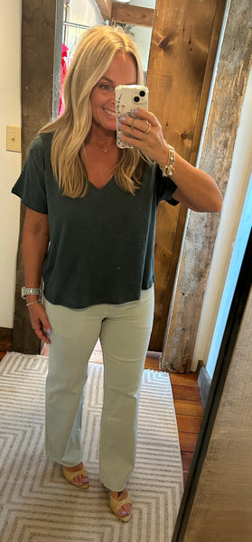 Nomad Slub V Neck Tee