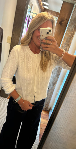 Medina Pointelle Cardi