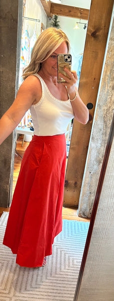 Jaidynn Whipstitch Rib Tank