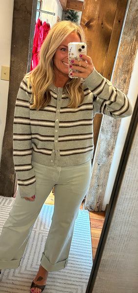Medina Stripe Cardigan