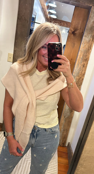 Knit Triangle Scarf - The Green Shelf Boutique