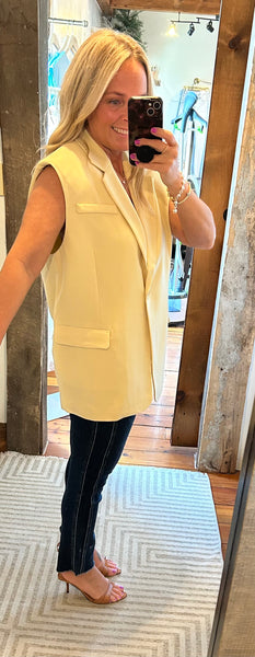Sasha Sleeveless Blazer