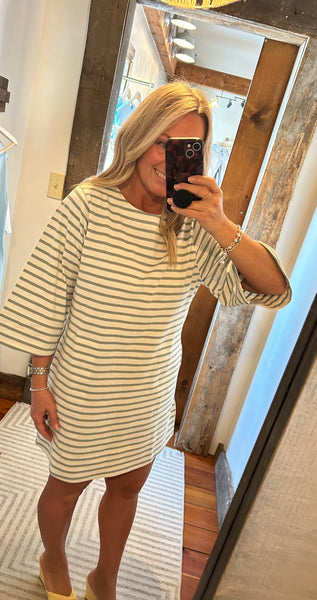 Ingrid Stripe Mini Dress